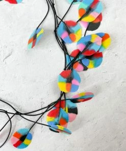 Ekei Menna Recycled Poppy Necklace, Hibiscus