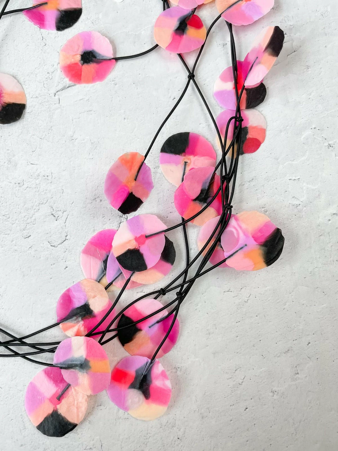 Ekeimenna By Annemieke Broenink Recycled Poppy Necklace, Valentine