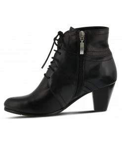 Spring Step Hilde Lace Up Bootie In Black