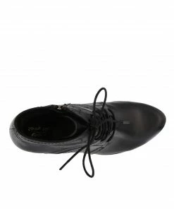 Spring Step Hilde Lace Up Bootie In Black