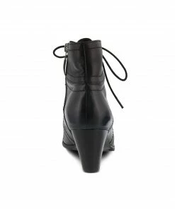 Spring Step Hilde Lace Up Bootie In Black