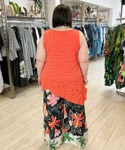 IC Collection Mix Print Palazzo Pant, Black Multi IC Collection