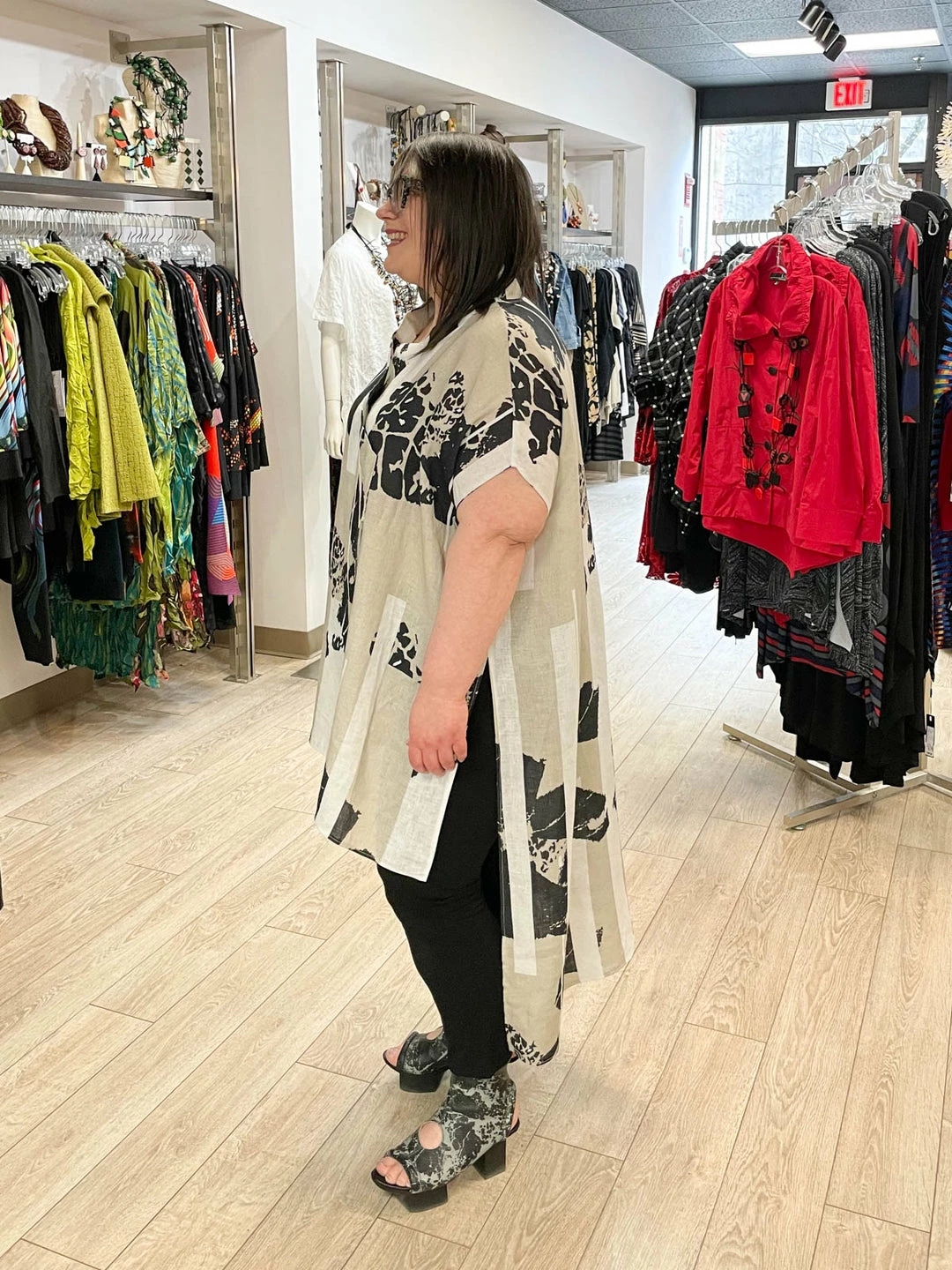 Igor Dobranic Frida Tunic, Neutral Print