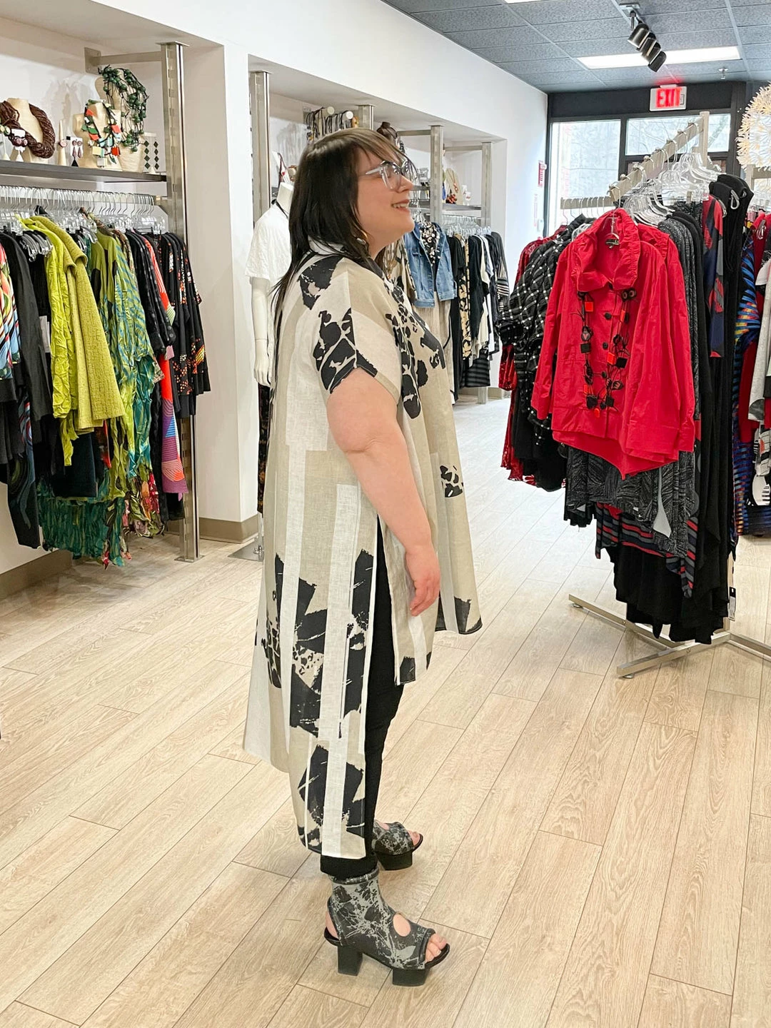 Igor Dobranic Frida Tunic, Neutral Print