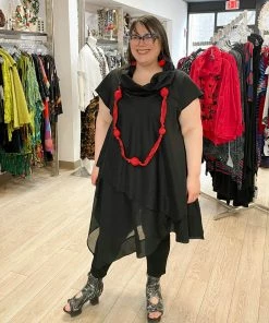 Igor Dobranic Leni Tunic, Black Igor Dobranic