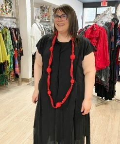 Igor Dobranic Luca Necklace/Belt, Red