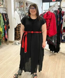 Igor Dobranic Luca Necklace/Belt, Red