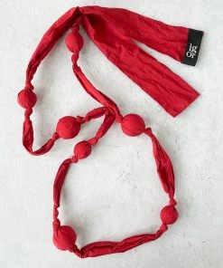 Igor Dobranic Luca Necklace/Belt, Red