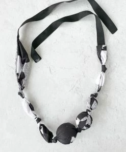 Igor Dobranic Story Bracelet/Necklace, Black/White/Grey Igor Dobranic