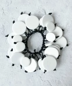 Jianhui London Jianhui London Mix Coins Stretch Bracelet, White