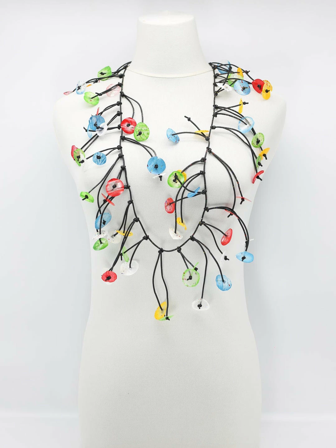 Jianhui London Aqua Water Lily Necklace, Multicolor