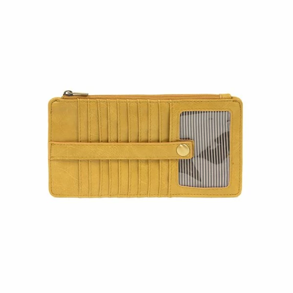 Joy Susan Kara Mini Wallet, Mustard