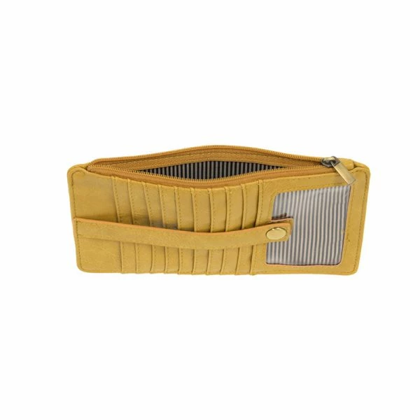 Joy Susan Kara Mini Wallet, Mustard