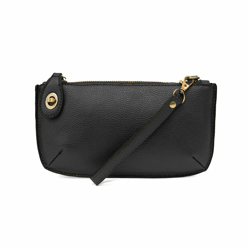 Joy Susan Joy Susan Mini Crossbody Wristlet Clutch, Black