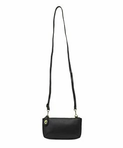 Joy Susan Joy Susan Mini Crossbody Wristlet Clutch, Black
