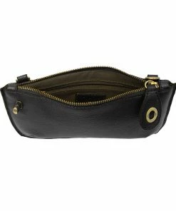 Joy Susan Joy Susan Mini Crossbody Wristlet Clutch, Black