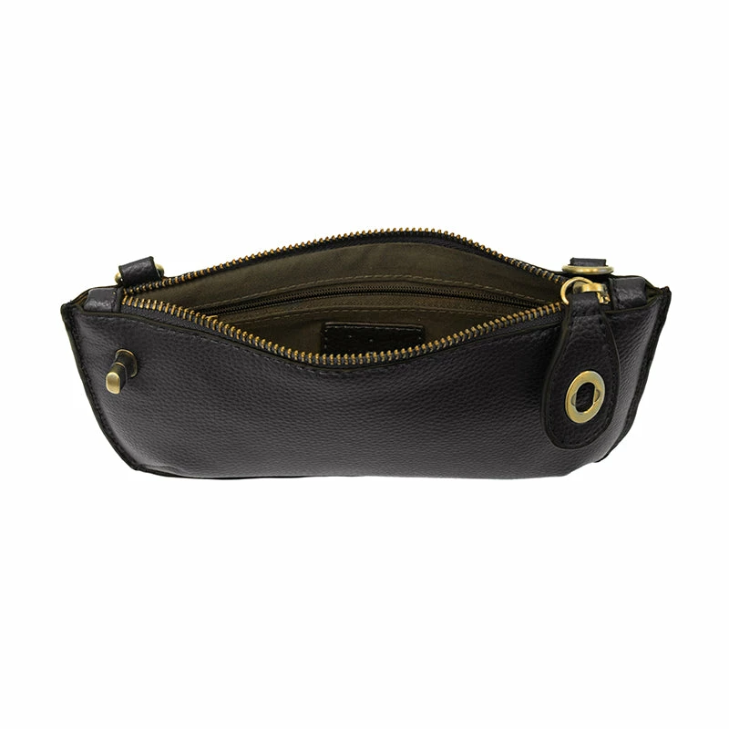 Joy Susan Joy Susan Mini Crossbody Wristlet Clutch, Black