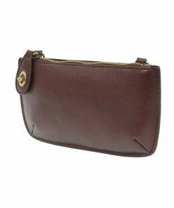 Joy Susan Joy Susan Mini Crossbody Wristlet Clutch, Oxblood