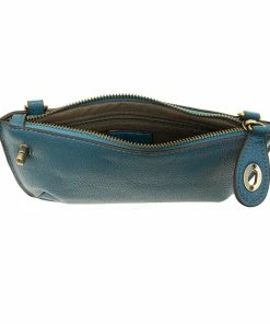 Joy Susan Mini Crossbody Wristlet Clutch, Peacock Joy Susan