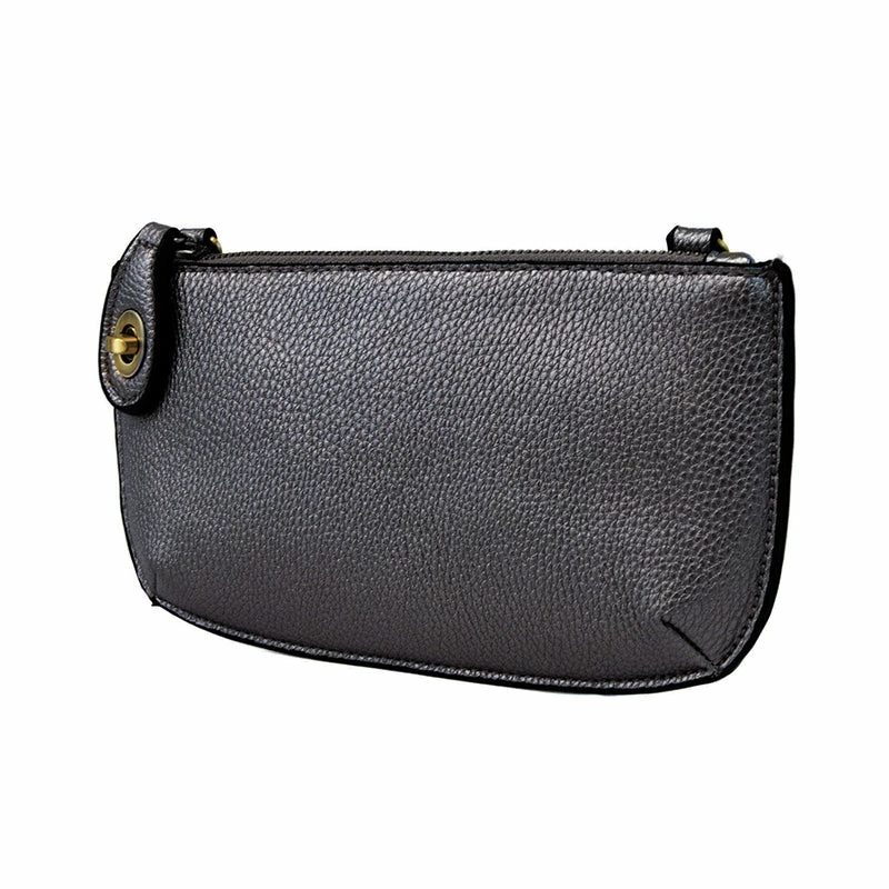 Joy Susan Joy Susan Mini Crossbody Wristlet Clutch, Metallic Blue