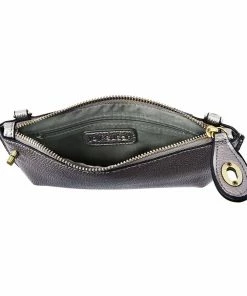 Joy Susan Joy Susan Mini Crossbody Wristlet Clutch, Metallic Blue