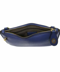 Joy Susan Mini Crossbody Wristlet Clutch, Dark Cobalt