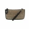 Joy Susan Mini Crossbody Wristlet Clutch, Black Faux Cheetah
