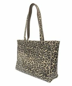 Joy Susan Reversible Tote, Grey Leopard/Grey Joy Susan