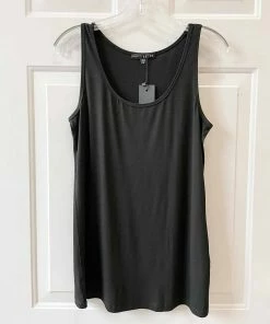 Kozan Jill Tank, Black Tencel Kozan