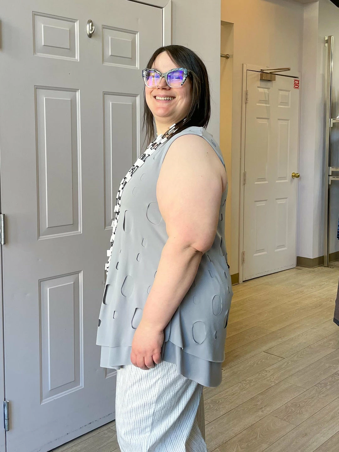 Kozan Kozan Marianna Tunic, Dove Cut Out