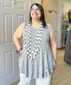 Kozan Kozan Marianna Tunic, Dove Cut Out