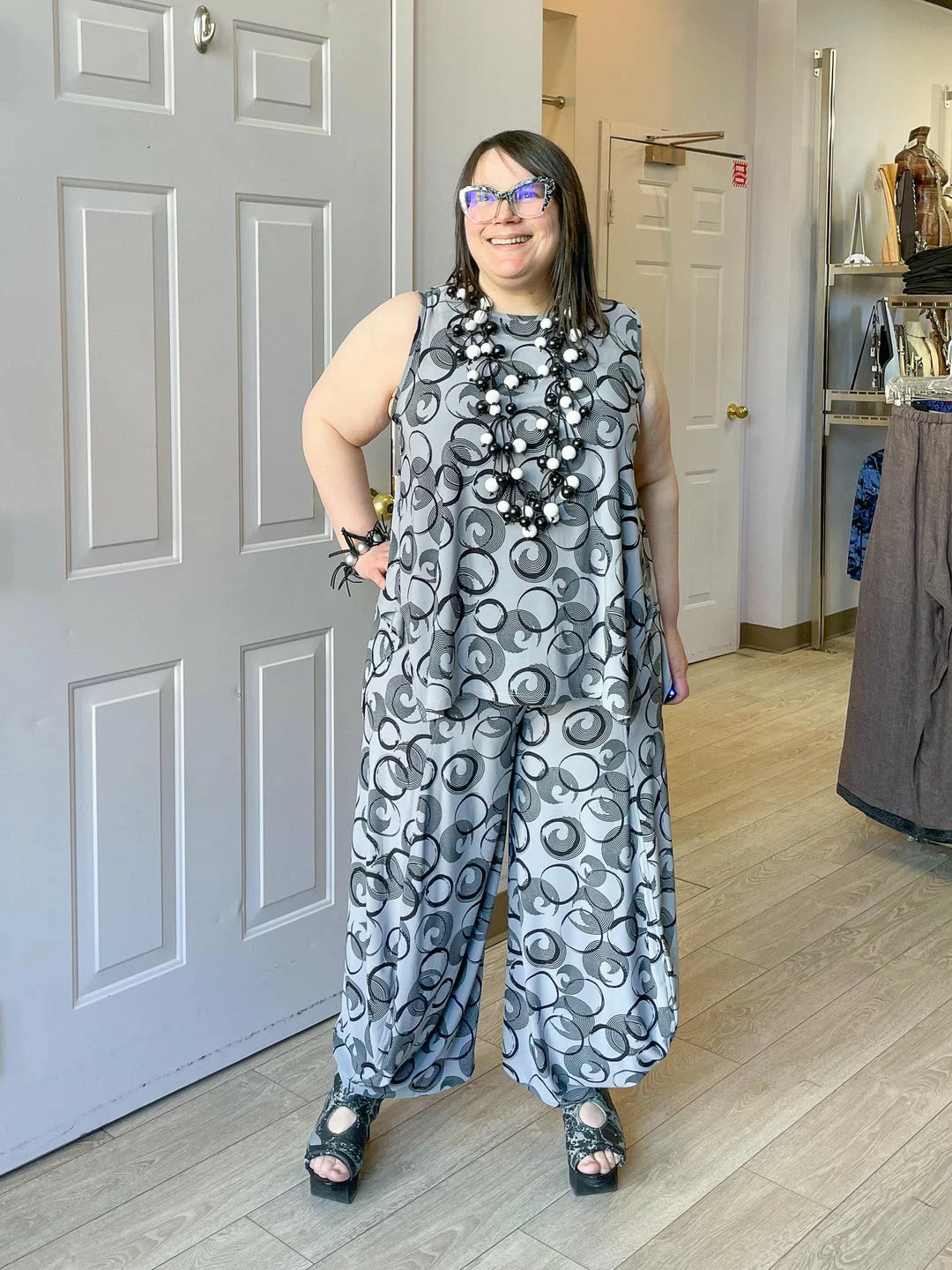 Kozan Deb Tank Tunic, Dove Rings Kozan