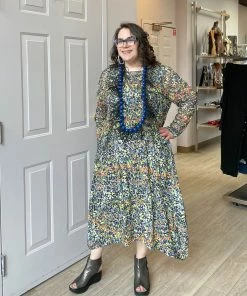 Kozan Kozan Dina Dress, Lentil Branch