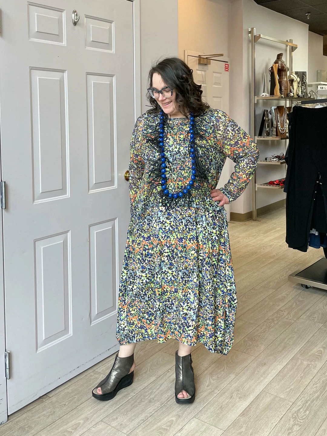 Kozan Kozan Dina Dress, Lentil Branch