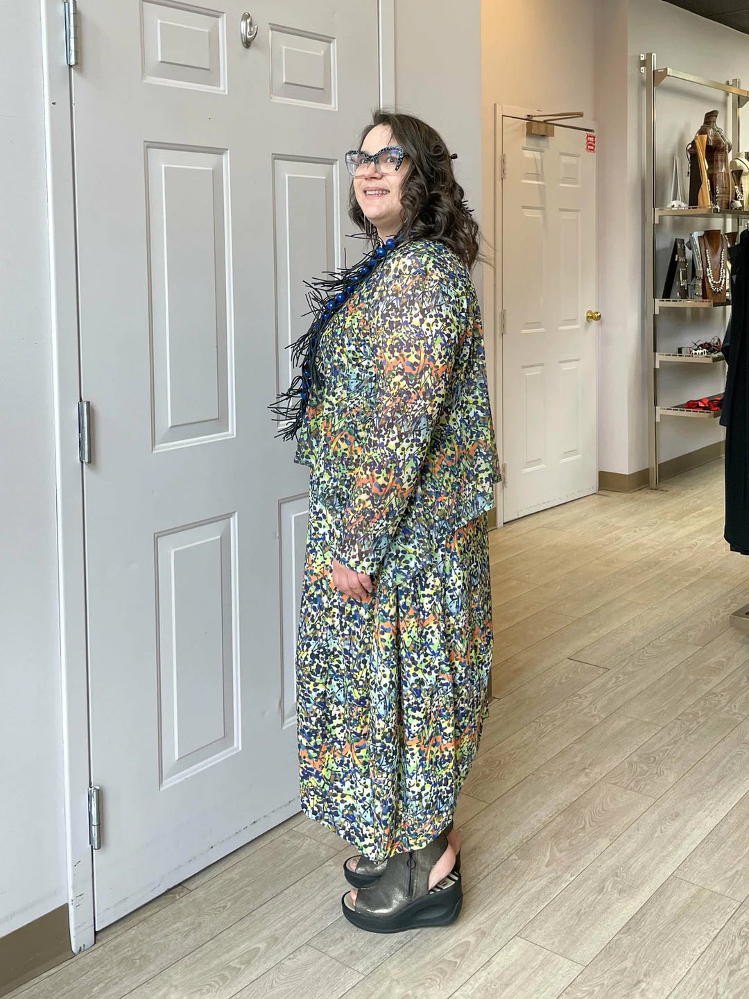 Kozan Kozan Dina Dress, Lentil Branch