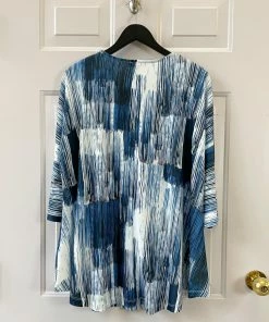 Kozan Dolores Tunic, Blue Blocks