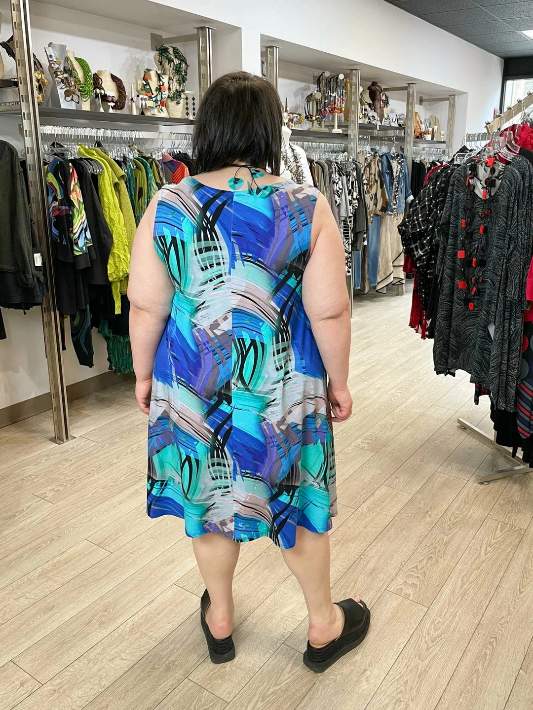 Kozan Dulce Dress, Tropicana Tencel