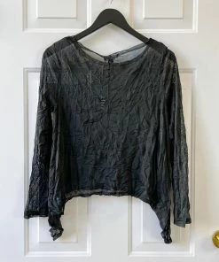 Kozan Mila Topper, Black Crinkle