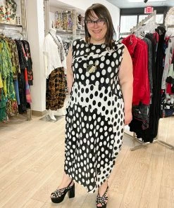 Kozan Olivia Dress, Salt & Pepper