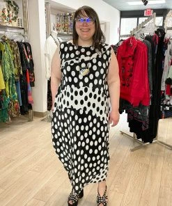 Kozan Olivia Dress, Salt & Pepper