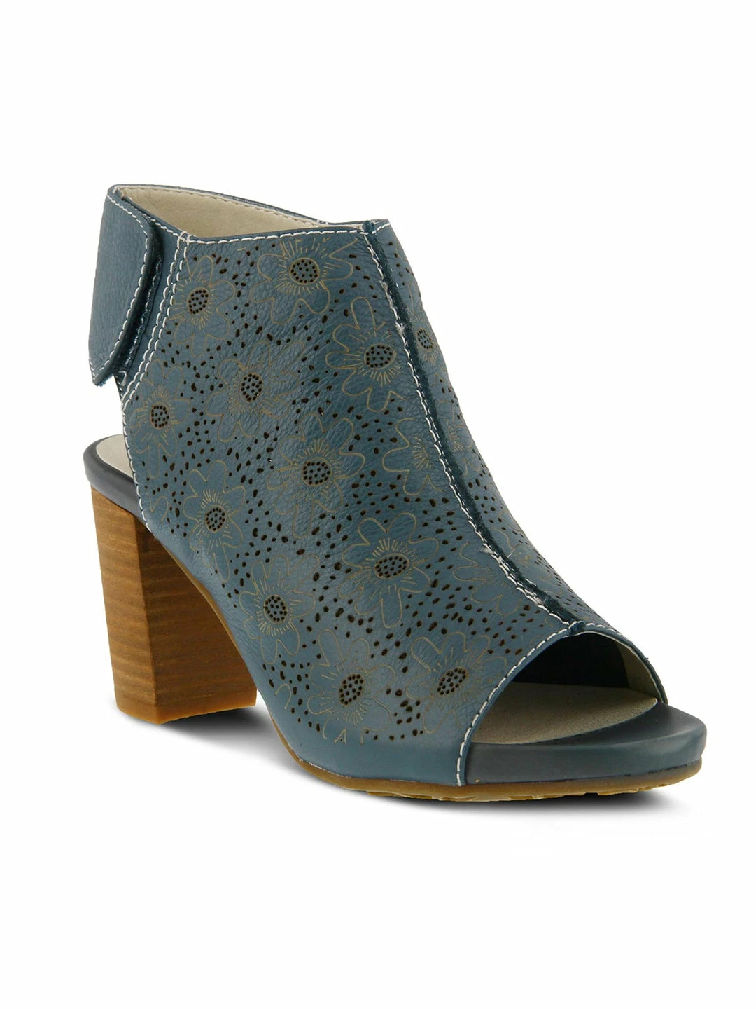 L'Artiste Fab Sling Back Mule - Blue L'Artiste