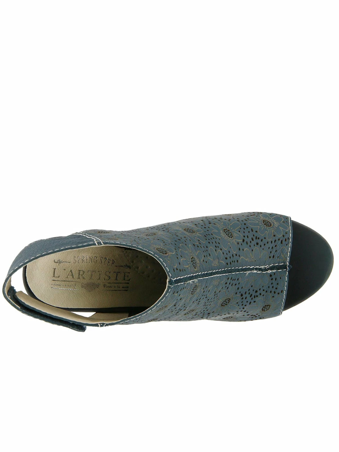 L'Artiste Fab Sling Back Mule - Blue L'Artiste