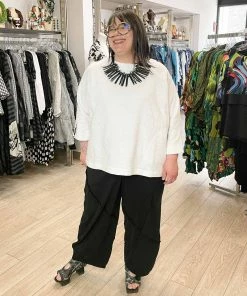 Link Chiara Boxy Top, White