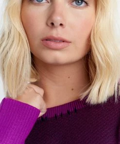 Lisa Todd Lisa Todd Misfit Sweater, Berry Bomb