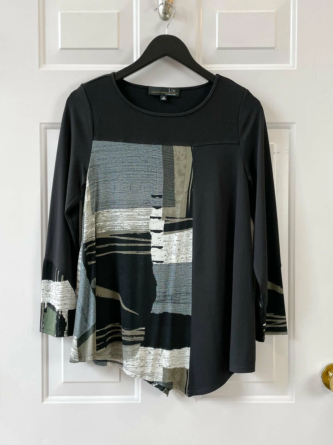 Liv By Habitat Clothes Liv By Habitat Taylor Swing Tee, Neutral Soho Chic