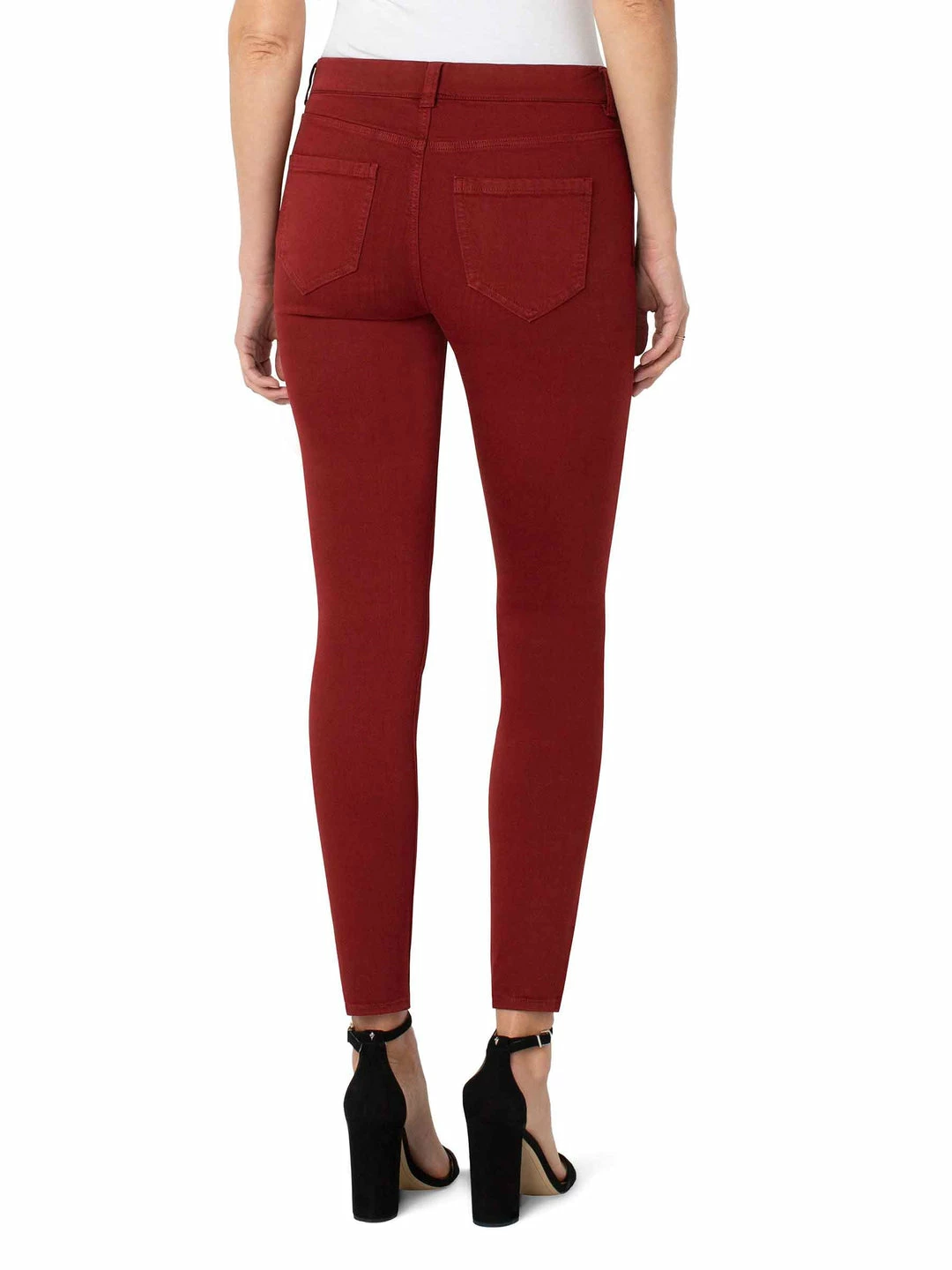 Liverpool Los Angeles Gia Glider Skinny 30", Deep Henna