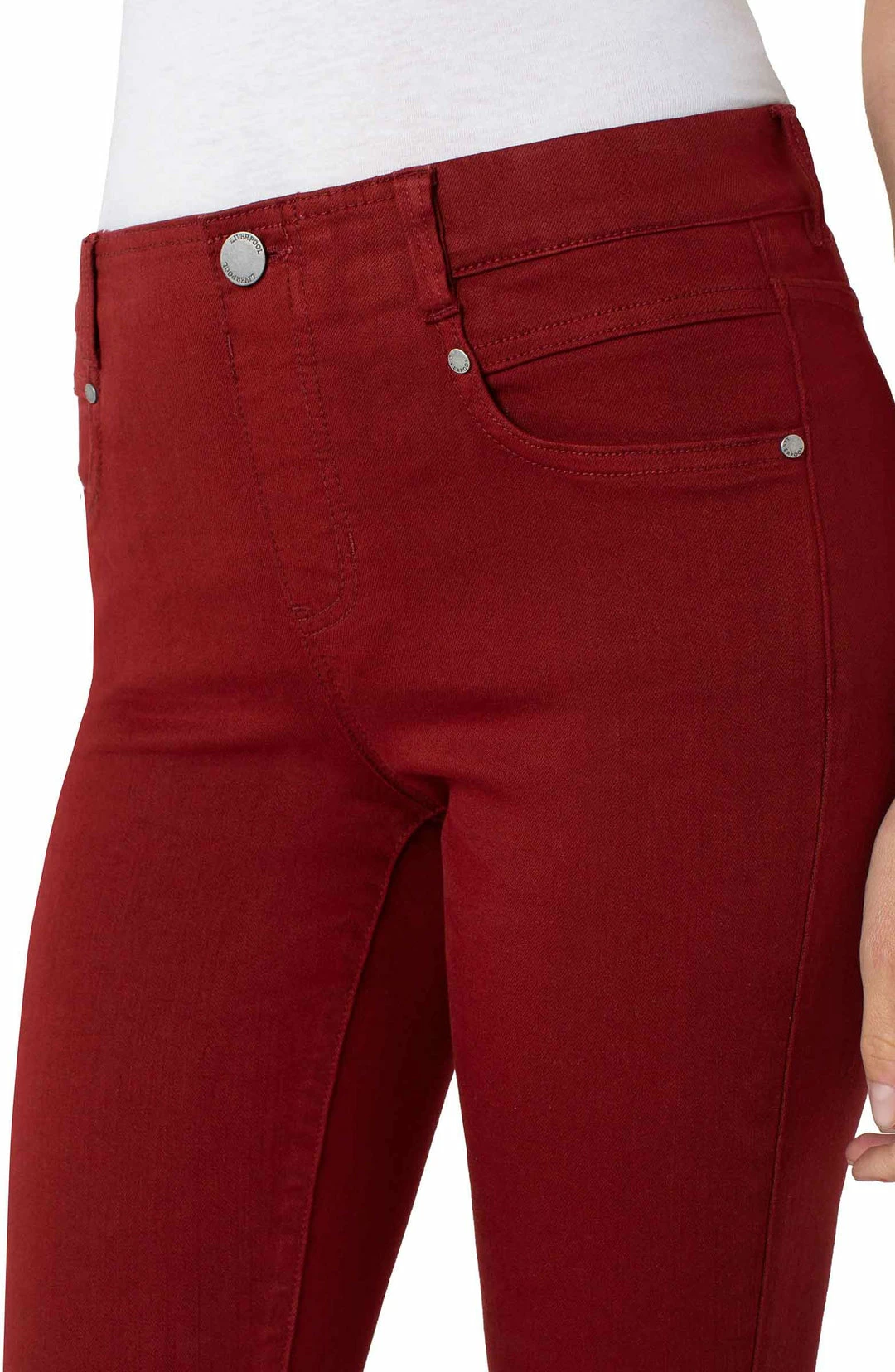 Liverpool Los Angeles Gia Glider Skinny 30", Deep Henna