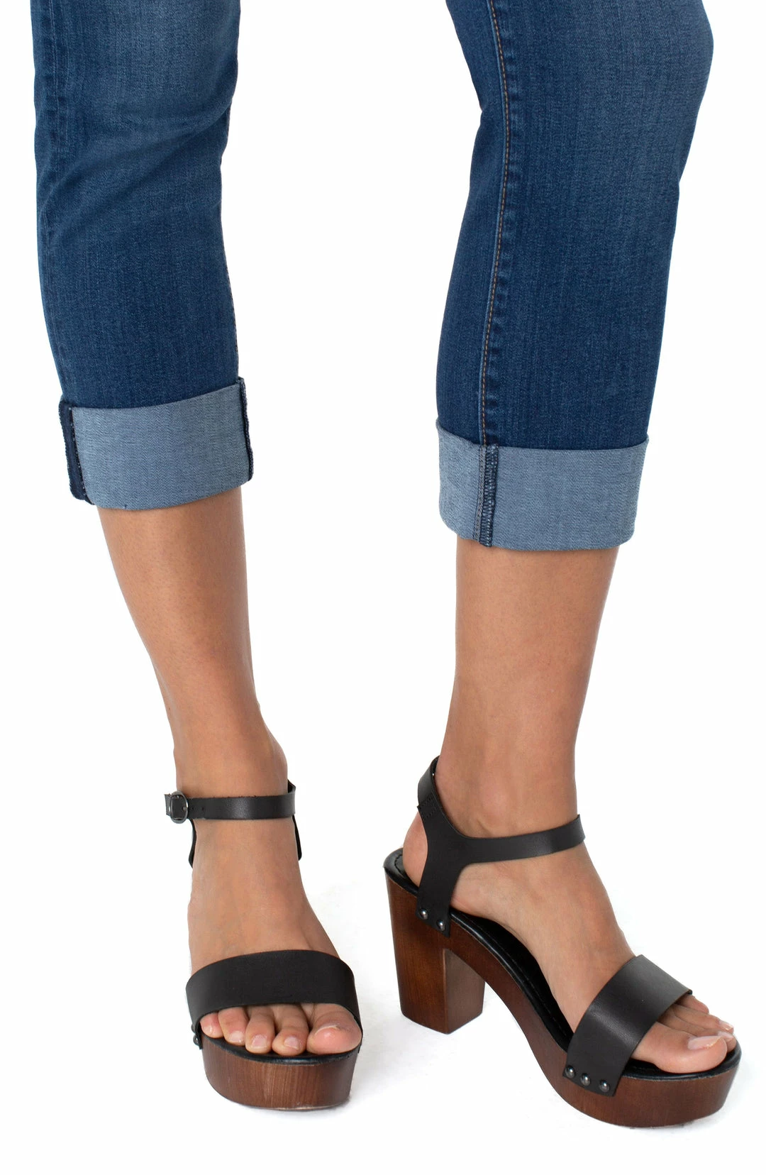 Liverpool Los Angeles Liverpool Los Angeles Charlie Crop Wide Rolled Cuff, Sartell