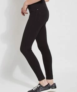 Lysse Lysse Toothpick Denim Legging, Black