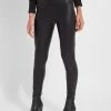 Lysse Lysse Texture Leather Legging, Kohl Black
